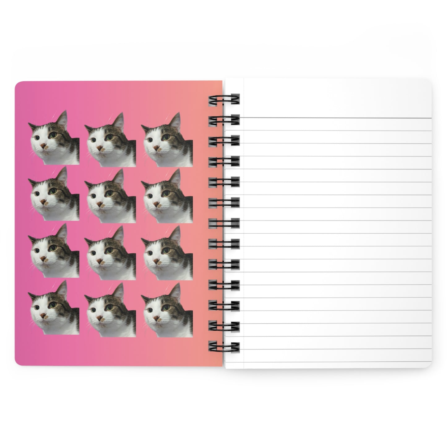 Meeploaf Industries Spiral Bound Journal Tabby Cat